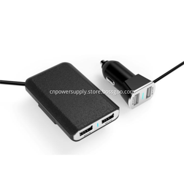 Universal 2 in 1 Car Charger 4 USB